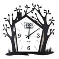 Pictorial Treehouse Wall Clock