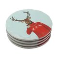 Exquisite Porcelain Coaster Set (Deer Head)