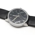 Stylish Japan Calf Leather Watch (Black, Marble)