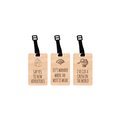 Eco-friendly Wooden Luggage Tag