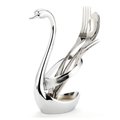 Graceful Swan Fork & Spoon Holder