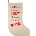 Wishful Cotton Christmas Sock