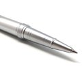 Silvery Roller Pen in Satin Chrome