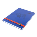 Distinctive A4 PU Notebook with Horizontal Band Closure