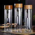 Double-layer Glass Bottle With Infuser
