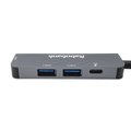 Seamless 4-in-1 USB Hub With Type-C & HDMI