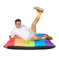 Comfy Rainbow Plopsta-Rectangular Bean Bag