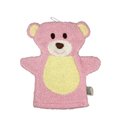 Kiddish Sasha's Pink Bear Hand Towel