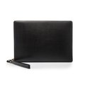 Portable A4 Stylish Black Zipper Bag
