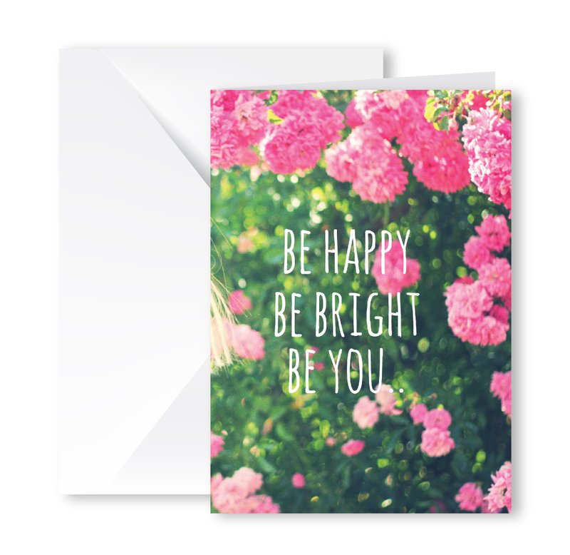 Heartfelt Greeting Card (Happy, Bright, You)