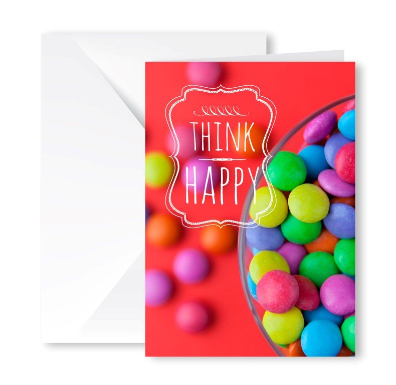 Heartfelt Greeting Card (Think Happy)