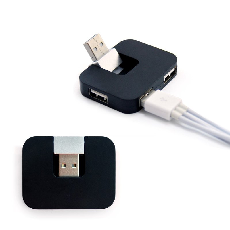 Compact 4-Port USB Hub
