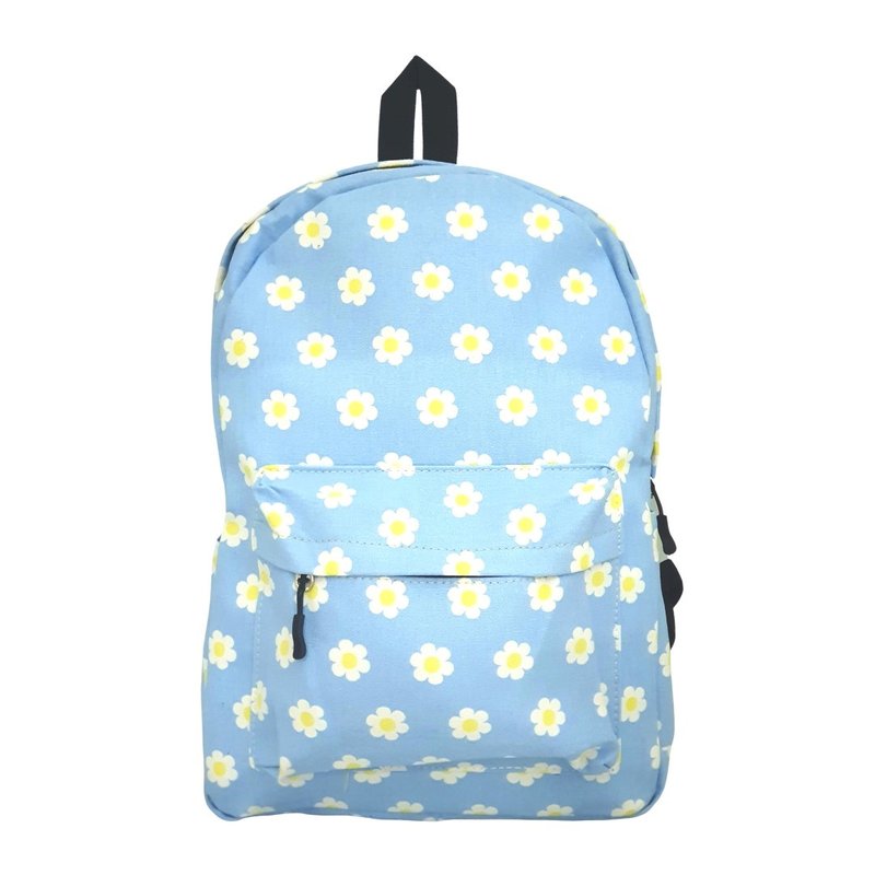 Colourful Canvas Backpack (Flowers)
