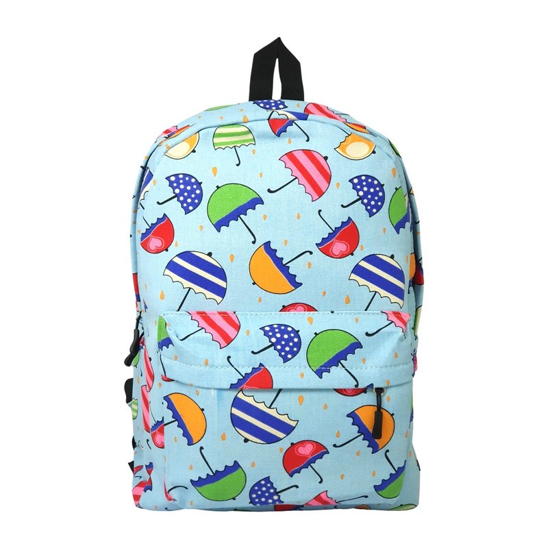 Colourful Canvas Backpack (Umbrellas)