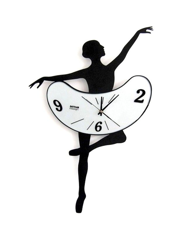 Graceful Ballerina Wall Clock
