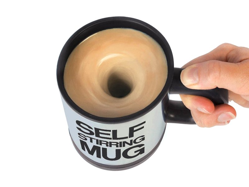 Effortless Self-Stirring Mug