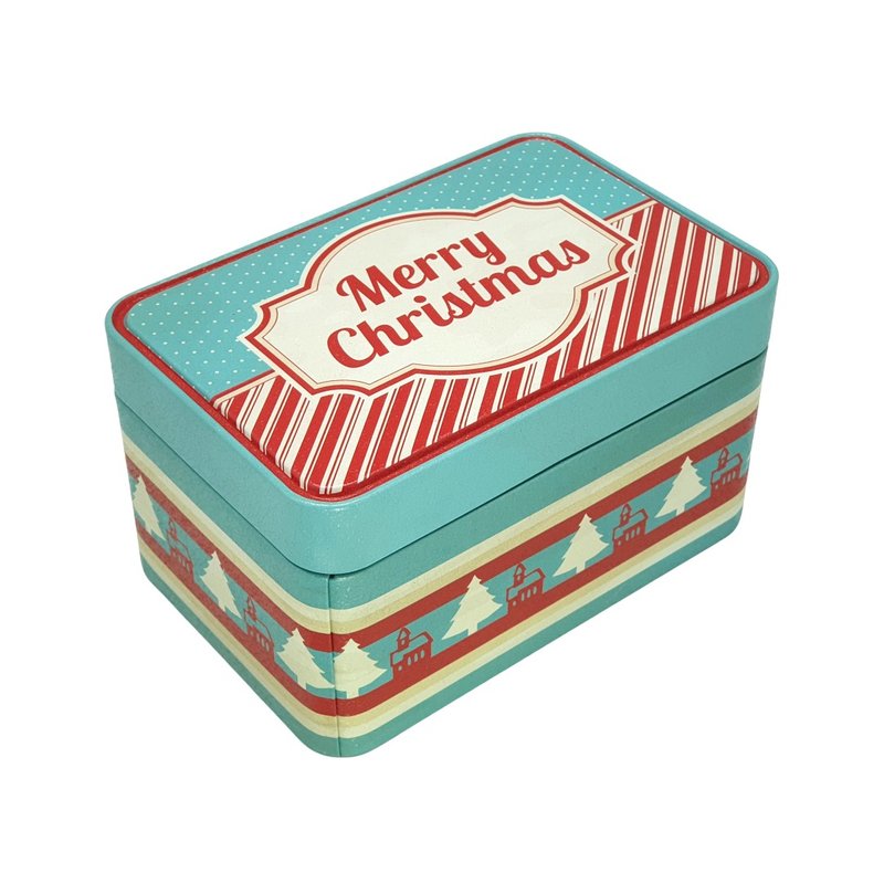 Fanciful Christmas Tin Box