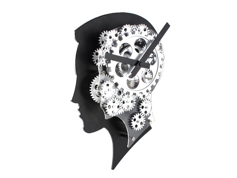 Industrial Brain Gear Wall Clock