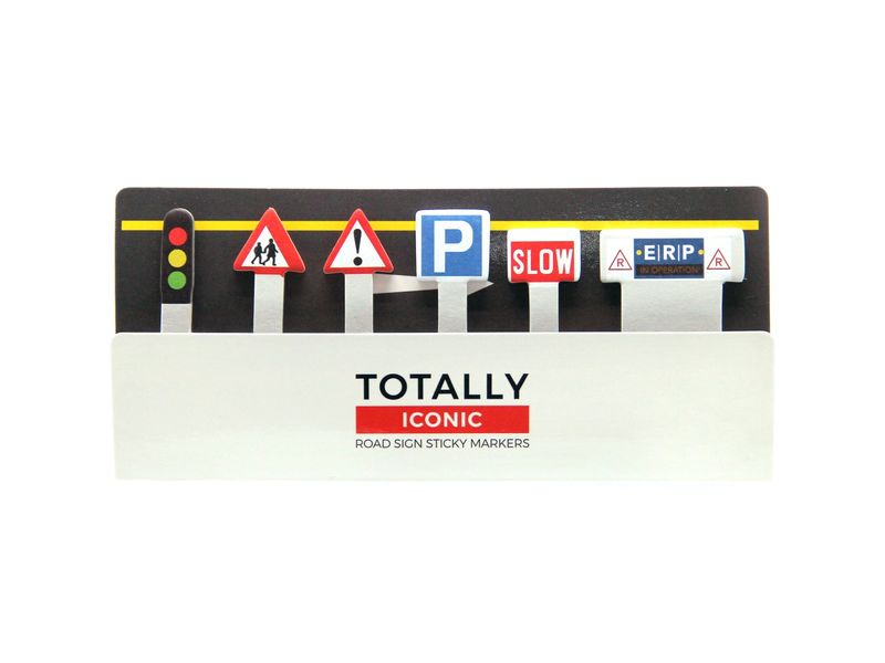 Iconic Road Sign Sticky Markers