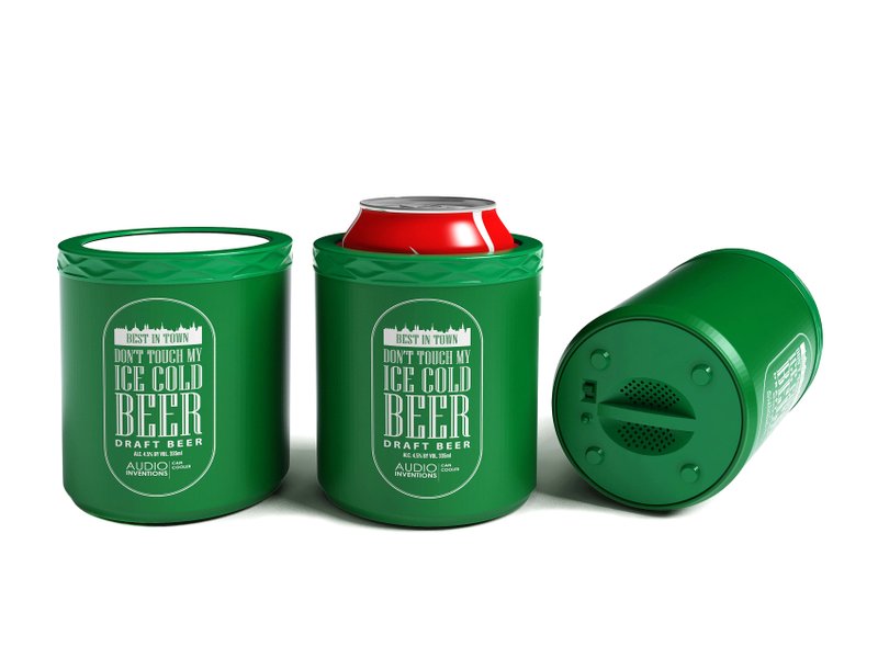 Refreshing Audio Can Cooler