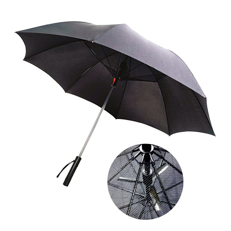 Breezy Umbrella With Power Bank & Fan
