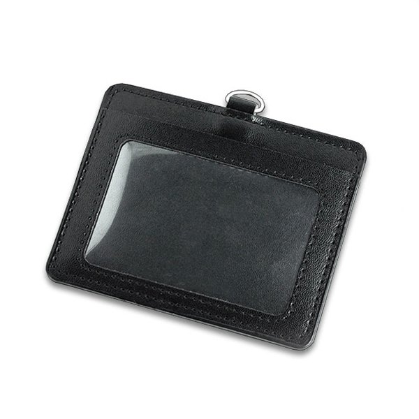 Executive PU Leather ID Badge Holder (Landscape)