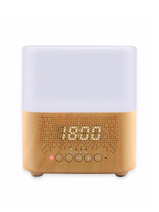 Holistic Aroma Diffuser, Bluetooth Speaker and Clock