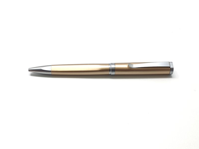 Golden Ball Pen With Satin Chrome Parts