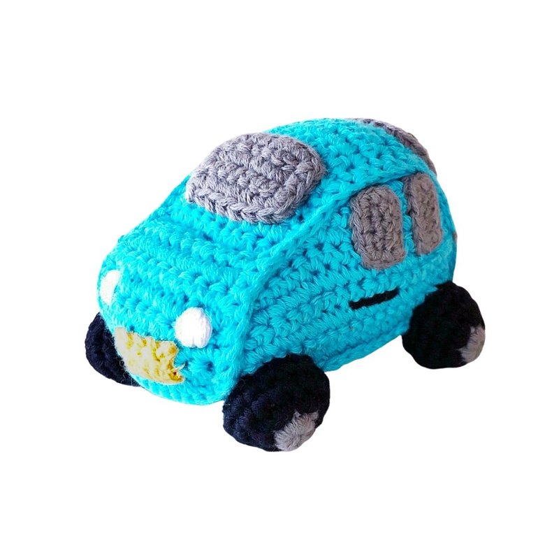Playful Car Rattle (Turquoise)