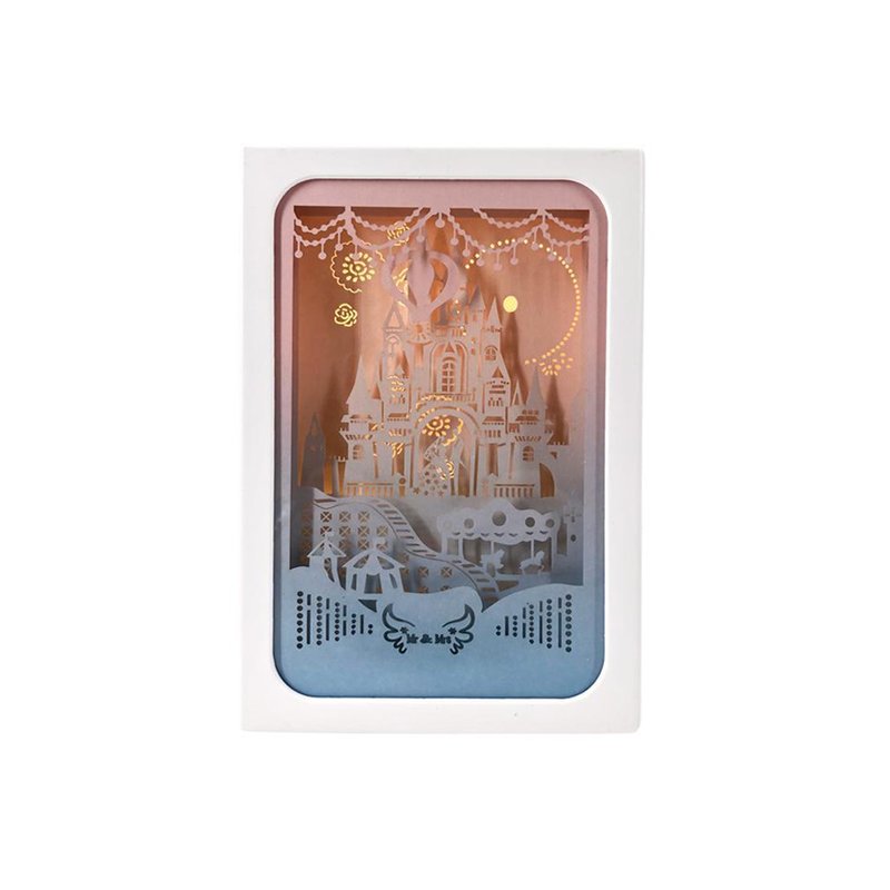 Magnificent Magic Castle Paper Cut Light Box