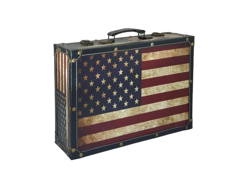 Signature Flag Wooden Case/Luggage (US)
