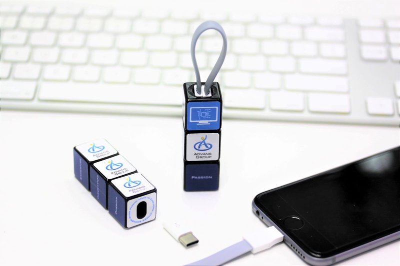 Interactive Rubik’s Mobile Charging Cable Set