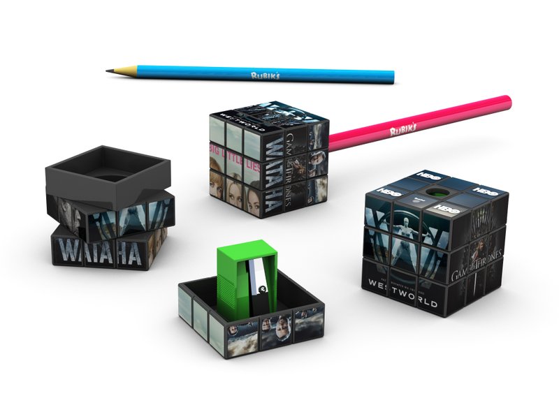 Interactive Rubik’s Pencil Sharpener