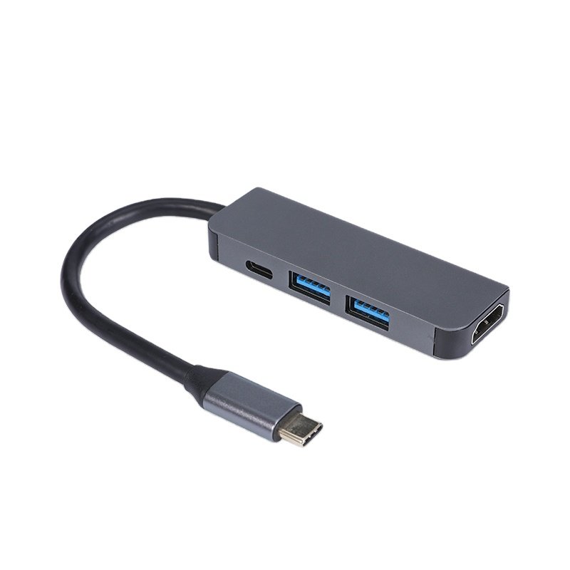Seamless 4-in-1 USB Hub With Type-C & HDMI