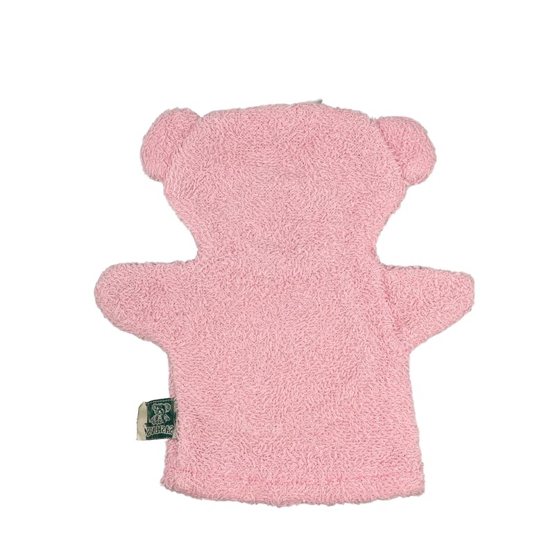 Kiddish Sasha's Pink Bear Hand Towel