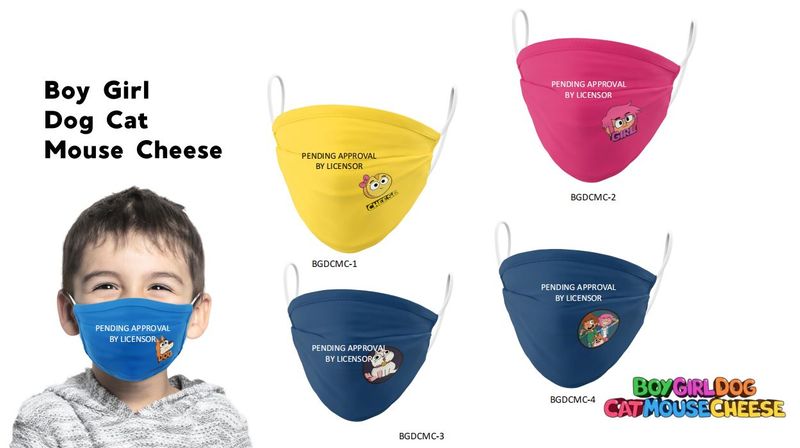 Reusable Kids License Face Mask