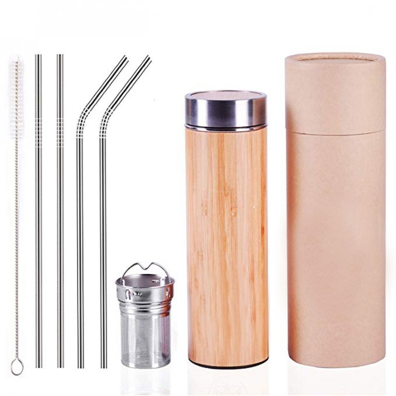 Eco-friendly-Friendly Tea Tumbler Thermos with Stainless Steel Infuser	
